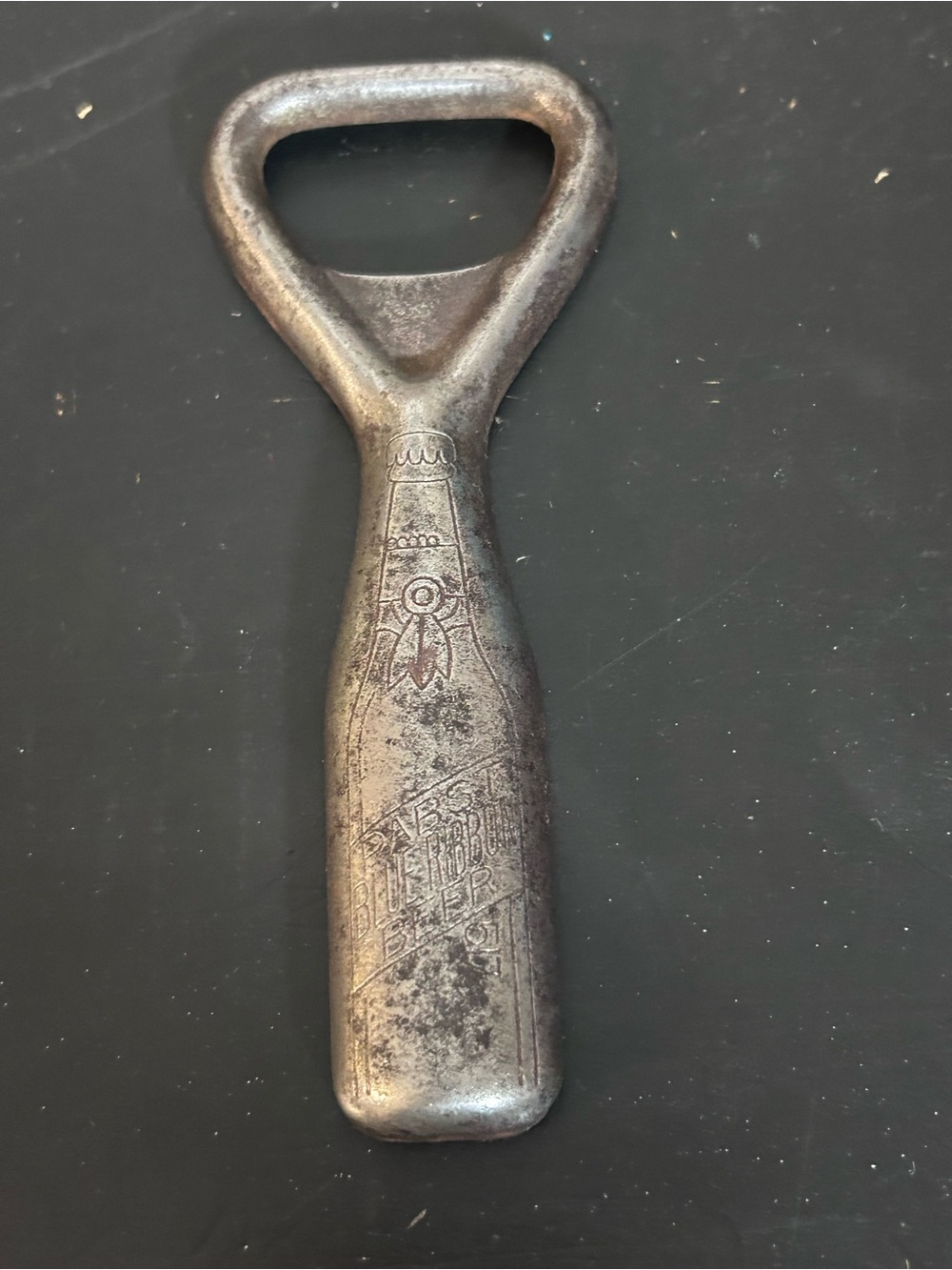 Vintage Pabst Blue Ribbon Beer Bottle Opener PBR Advertising Breweriana Metal 4”